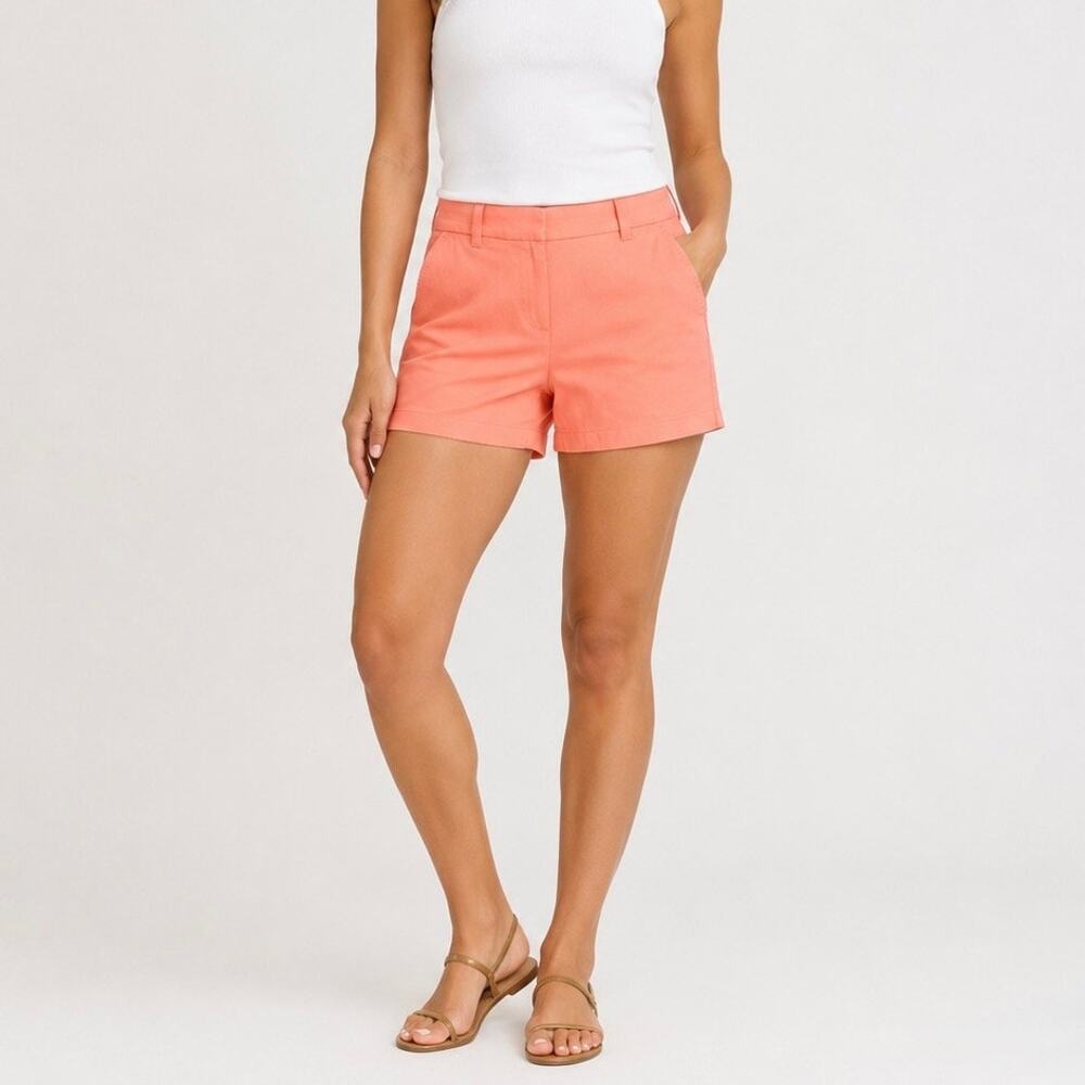 J.Crew Factory 5" Classic Chino Cotton Short Sunny Peach Size 2 NWT